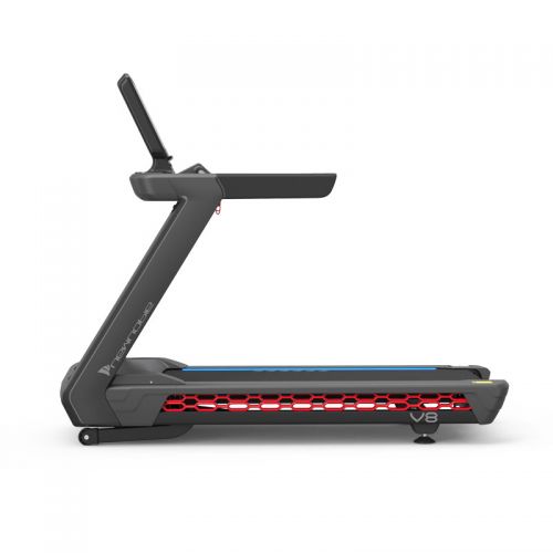 新贵族V8/V8T跑步机静音减震折叠健身触摸智能21.5寸高清彩屏 V8T黑色